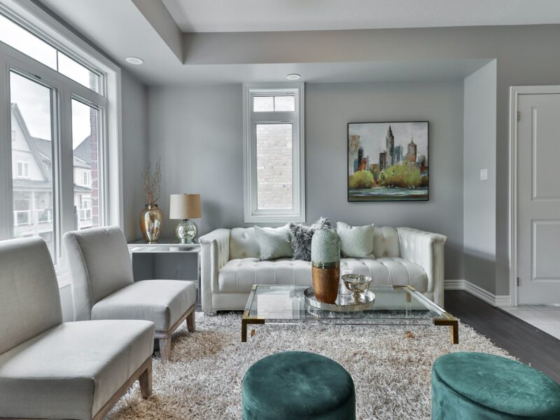 white sofa set near white wall